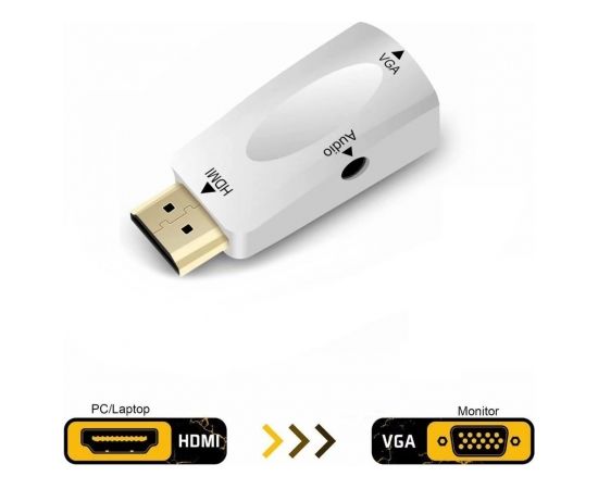 RoGer HDMI на VGA (+Audio) ковертер белый