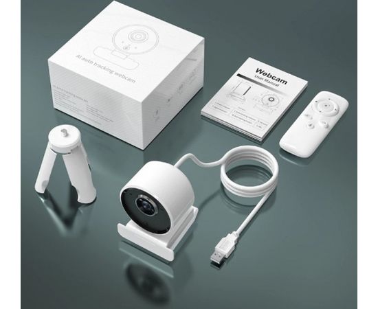 EDUP 1080P Full HD Web Camera / Autofocus / Smart WiFi with Microphone / Portrait Tracking / USB / 4K