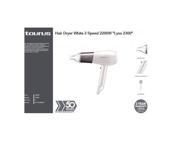 Taurus Lyss 2300 Matu fēns 2200W