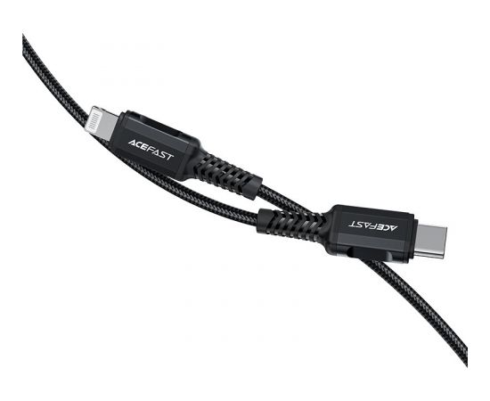 Acefast cable MFI USB Type C - Lightning 1,8m, 30W, 3A black (C4-01 C Black)