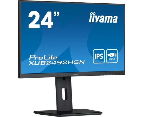 iiyama ProLite XUB2492HSN-B5 LED display 61 cm (24") 1920x1080 pixels Full HD Black