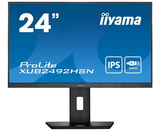 iiyama ProLite XUB2492HSN-B5 LED display 61 cm (24") 1920x1080 pixels Full HD Black
