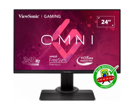 ViewSonic XG2431 24”  Gaming Monitor 24" 1920x1080 240Hz Frameless® Fast IPS, 0.5ms MPRT, Blur Busters Approved 2.0 Certified, FreeSync Premium, 2 x HDMI, DisplayPort, speakers, HDR400, full ergonomic stand / XG2431