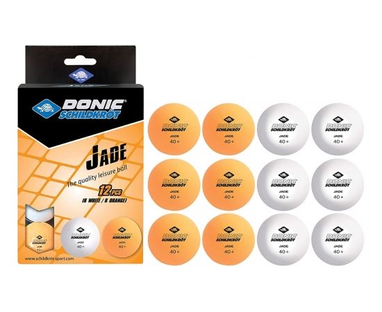 Table tennis balls DONIC  P40+ Jade poly 12pcs