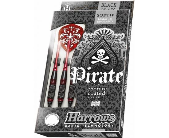 Darts Softip HARROWS PIRATE 3x16gK red