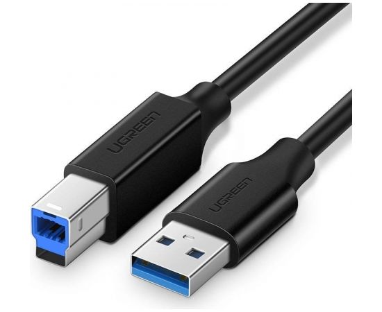 Printer Cable USB 3.0 A-B UGREEN US210, 2m (black)