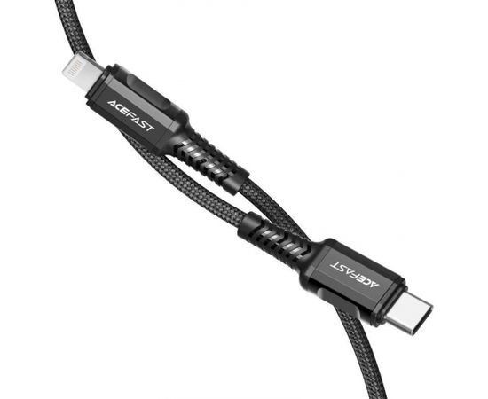 Cable USB-C to Lightning Acefast C1-01, 1.2m (black)