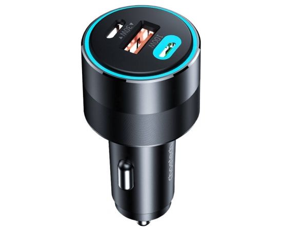 Choetech TC0011 car charger 130W 2x USB C 1x USB A (black)