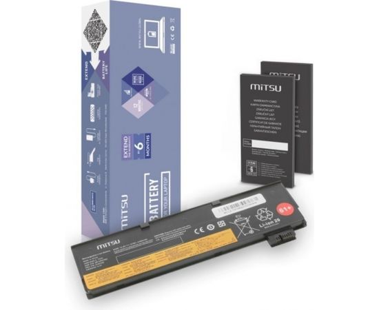 MITSU LENOVO BC/LE-T570 BATTERY (4400 mAh (47 Wh) 10.8V (11.1V) 6 cells Li-Ion