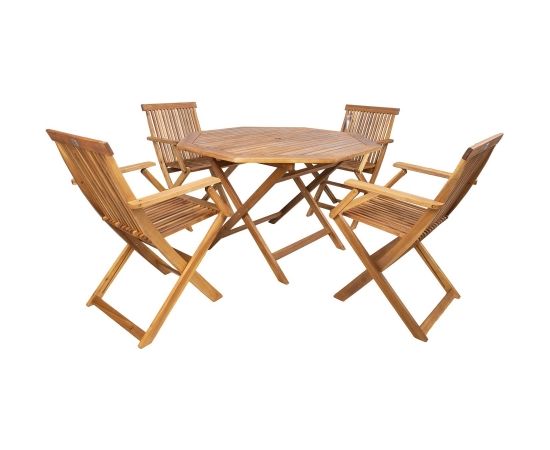 Garden furniture set FINLAY table and 4 chairs