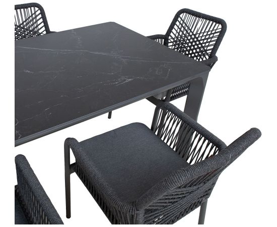 Garden furniture set CARVES table and 6 chairs