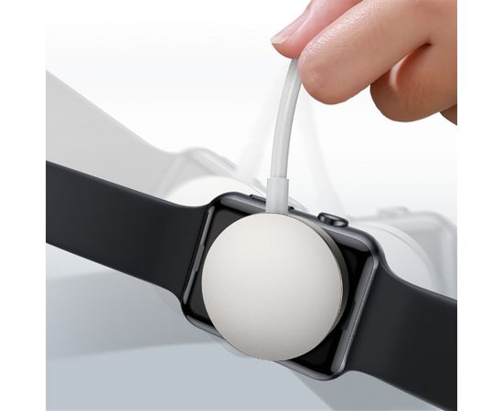 Joyroom cable with induction charger for Apple Watch 1.2m white (S-IW004)