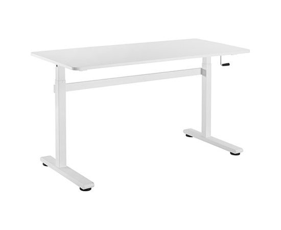 Up Up Loki Adjustable Height Table, White