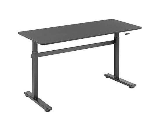 Up Up Loki Adjustable Height Table, Black