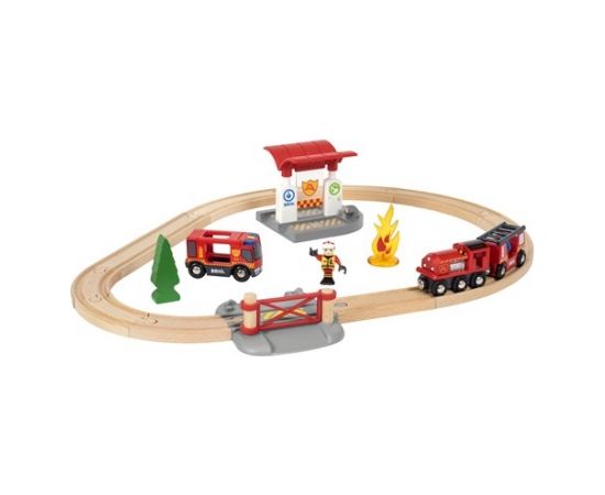 Unknown BRIO RAILWAY firefighter set, 33815000