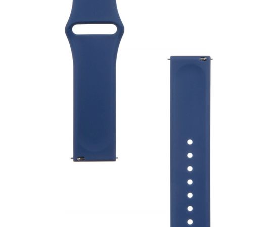 Tactical 636 Silicone Band for 20mm Dark Blue