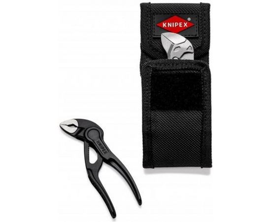 KNIPEX pliers set XS with bag, 2 pieces (black, in tool belt bag)