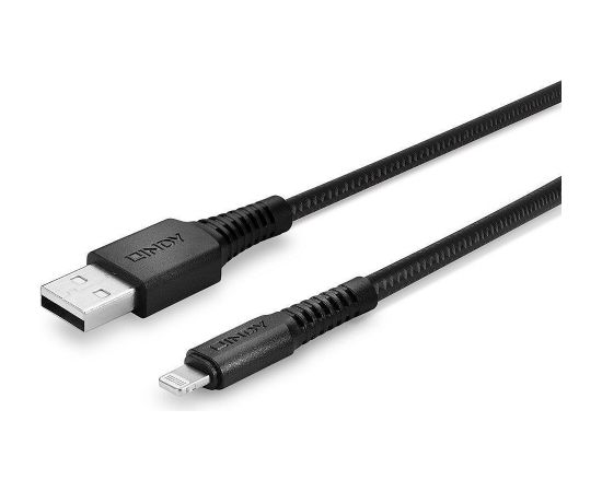 CABLE USB-A TO LIGHTNING 2M/REINFORCED 31292 LINDY