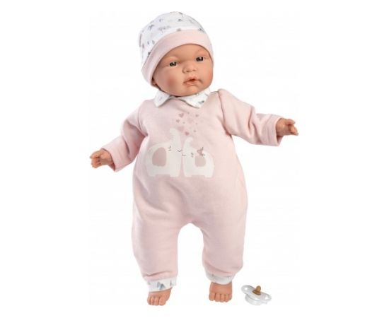 Llorens Кукла младенец Джоэль Элефанте 38 см (с соской, мягкое тело) Испания LL13848