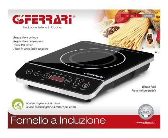 G3ferrari G3 Ferrari G10061 hob Black Countertop Zone induction hob 1 zone(s)