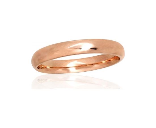 Laulību zelta gredzens #1101090(Au-R), Sarkanais Zelts 585°, Izmērs: 21, 2.61 gr.