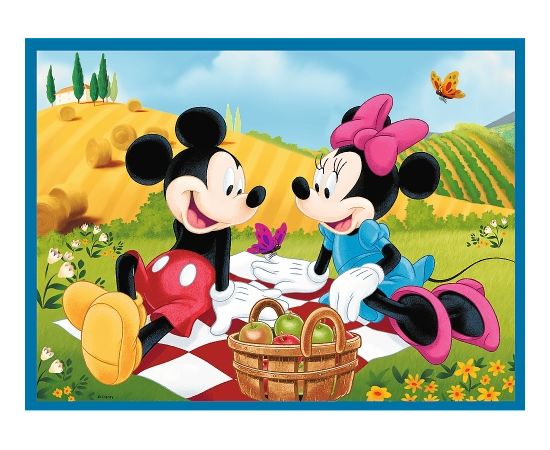 Hasbro TREFL DISNEY Комплект пазлов Микки-Маус 30шт. + 48шт. + 24 мемо