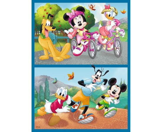 Hasbro TREFL DISNEY Puzles komplekts Mikijs 30 gab + 48 gab + 24 memo