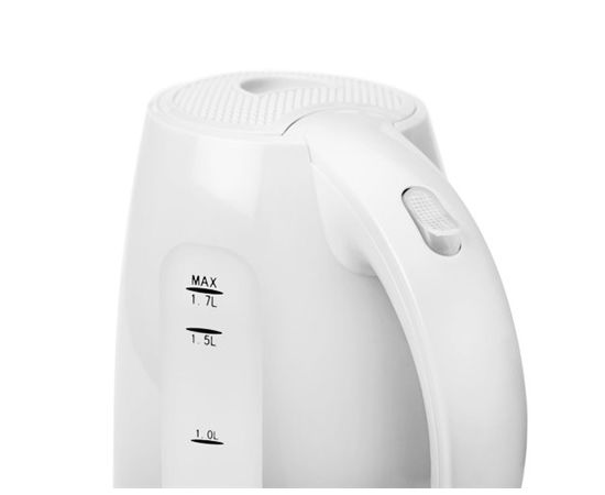 Camry Kettle CR 1255  Standard, Plastic, White, 2200 W, 360° rotational base, 1.7 L