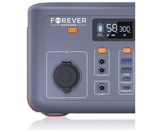 Forever OS300 Portable Power Station 300W / 307Wh / 220V / PD60W / LiFePO4
