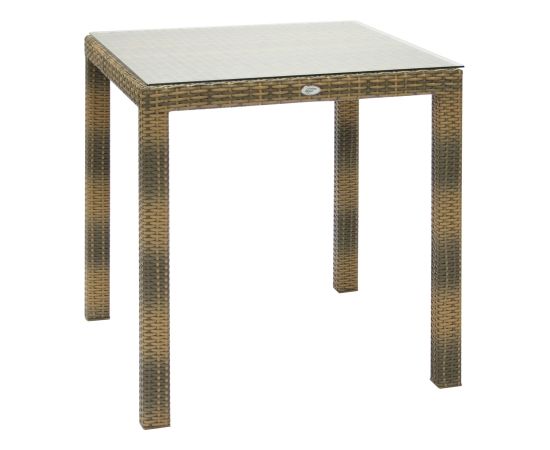Galds WICKER 73x73xH71cm, kapuèîno