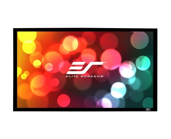 Elite Screens SableFrame Series ER100WH1 Diagonal 100 ", 16:9, Viewable screen width (W) 221 cm, Black