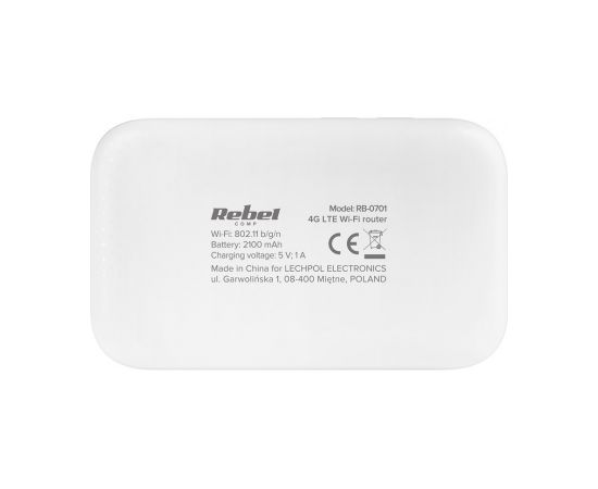 Rebel RB-0701 wireless router Single-band (2.4 GHz) 3G 4G