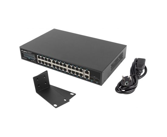 Lanberg RSGE-24P-2GE-2S-360 network switch Unmanaged