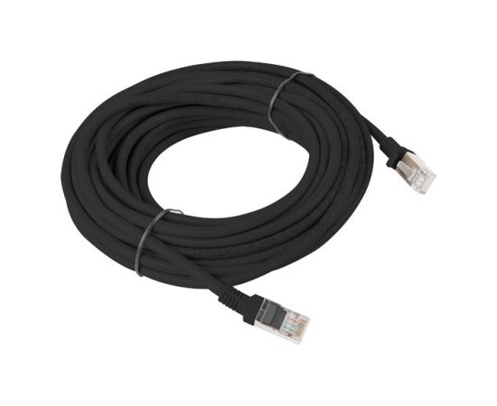 Lanberg Patchcord RJ45, cat. 6, UTP, 10m, black