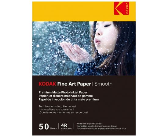 Kodak Fine Art Paper 230g Matte Coated Smooth 4/6x50