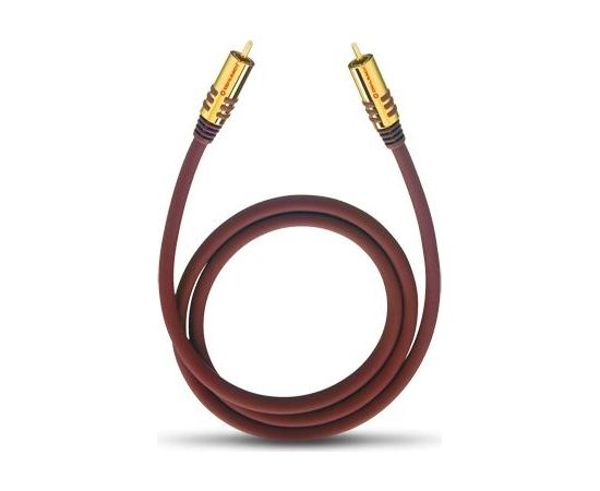 OEHLBACH Art. No. 20533 NF SUB SUBWOOFER RCA PHONO CABLE Bordeaux 3m Art. No. 20533