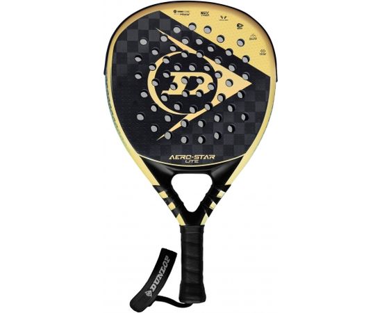 Padel tennis racket Dunlop AERO-STAR LITE 355g professional 16K-Carbon Diamond Soft
