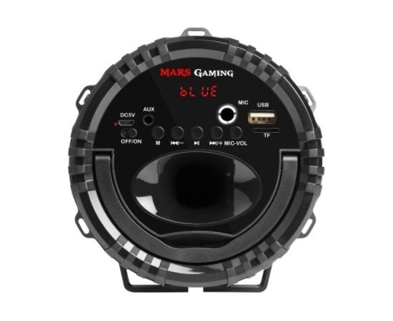 Mars Gaming MSB0 Беспроводная колонка с функцией Kараоке / MicroSD / AUX / USB / 10W / Черный
