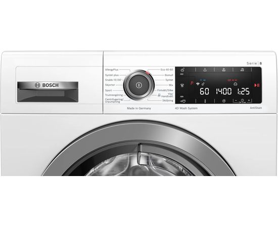 Bosch WAV28MHASN veļas mašīna 9kg 1400rpm AquaStop Serie | 8