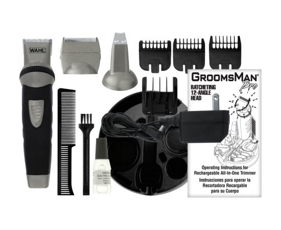 Wahl GroomsMan Body Multifunctional Trimmer 09953-1016 Black, Grey