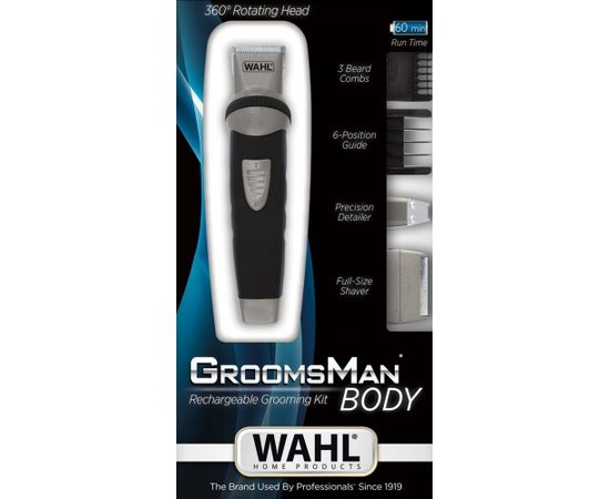 Wahl GroomsMan Body Multifunctional Trimmer 09953-1016 Black, Grey