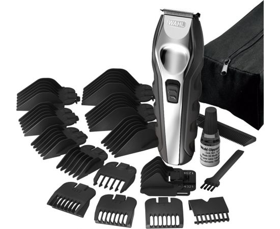 Wahl 09888-1316 beard trimmer Black, Stainless steel Matu, Bārdas, Ķermeņa trimmeri