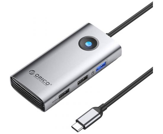 Orico Type-C 5in1 HUB Multifunction Docking Station (grey) Datoru dokstacijas