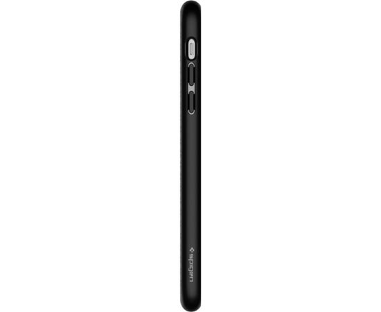 Spigen Liquid Air īpaši elegants un izturīgs TPU aizmugures maks-apvalks priekš Apple iPhone XR Melns