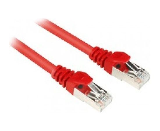 Sharkoon network cable RJ45 CAT.6 SFTP - red - 1.5m