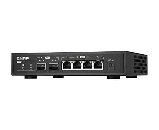 QNAP QSW-2104-2S 10GbE Switch bl - Network / 2.5-10GbE switch