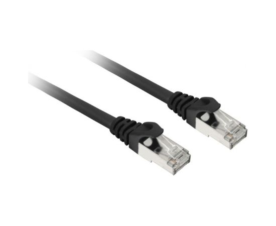 Sharkoon patch network cable SFTP, RJ-45, with Cat.7a raw cable (black, 5 meters)