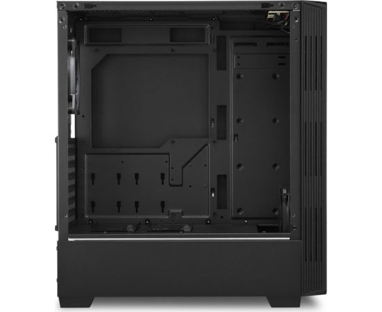 Sharkoon RGB LIT 100 tower case (black, front and side panel of tempered glass)