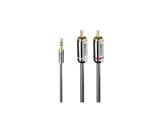 CABLE AUDIO 3.5MM TO PHONO/0.5M 35332 LINDY