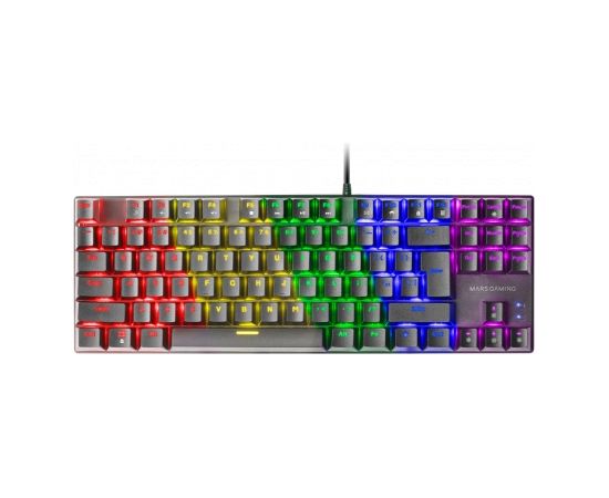 Mars Gaming MK80 Spēļu mehāniskā tastatūra RGB / Brown Switch / US